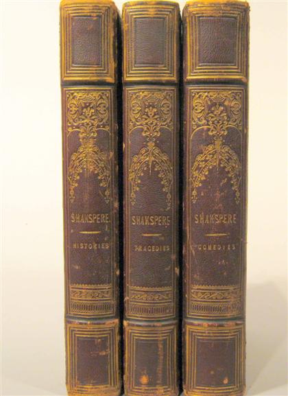 Appraisal: vols Shakespeare William The Complete Works London John Tallis n