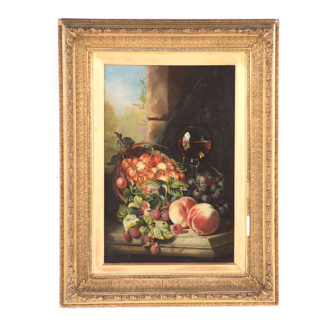 Appraisal: Minnie F W Gilbert Still Life with Fruit oil British