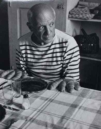 Appraisal: DOISNEAU ROBERT - Pains de Picasso Silver print x inches