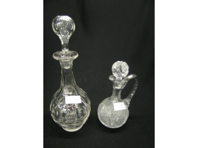 Appraisal: Cut Crystal Creut Decanter