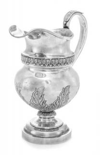 Appraisal: An American Coin Silver Pitcher John B Jones Boston MA