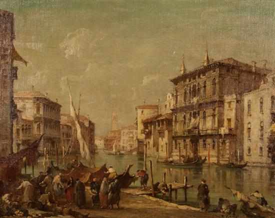 Appraisal: E Zeno Italian b View of the Grand Canal Venice