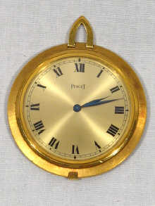 Appraisal: A slim carat gold Piaget pocket watch gross weight grams