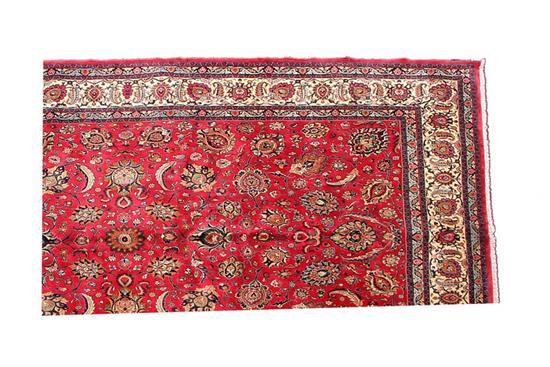 Appraisal: MESHED Iran th century Burgundy ground ' x '