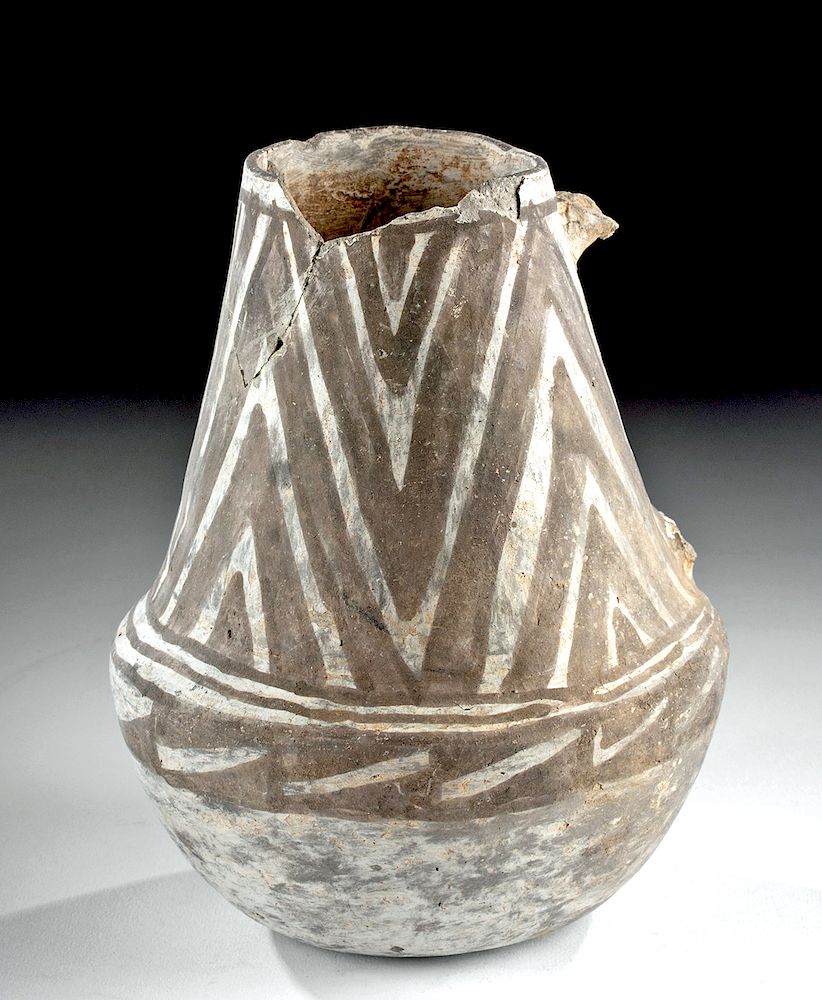 Appraisal: Tall Anasazi Pottery Pitcher - Mesa Verde Museum Originally Listed