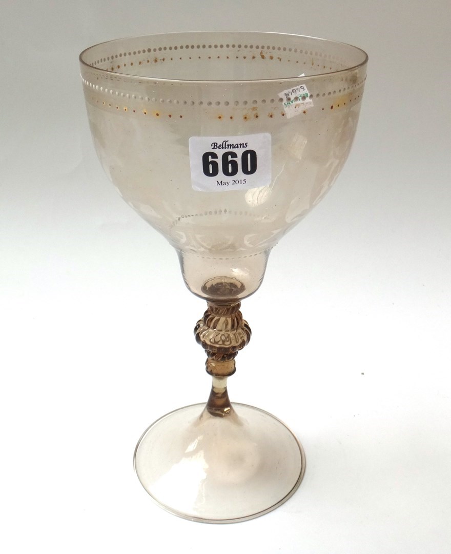 Appraisal: A group of glass of various dates comprising a small