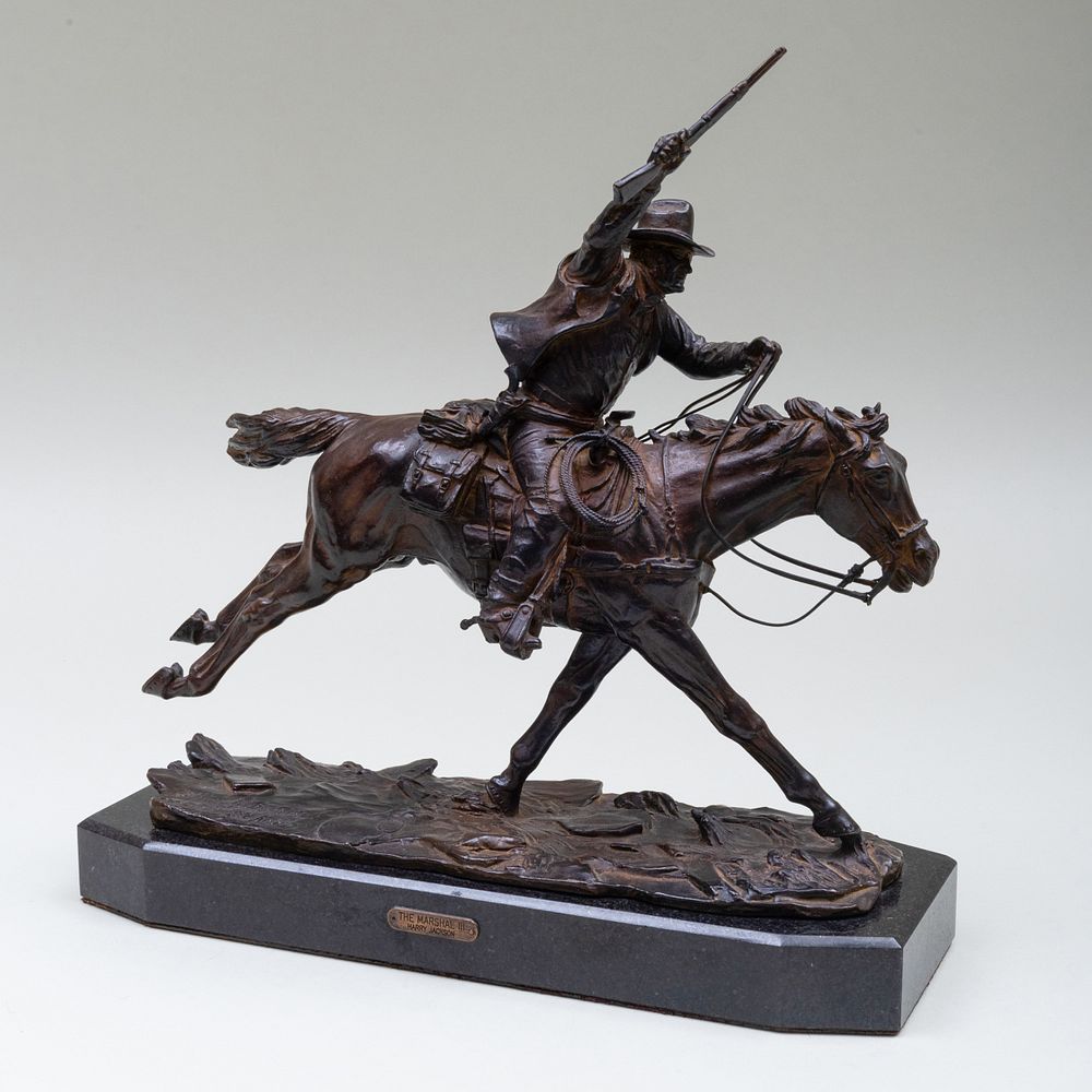 Appraisal: Harry Jackson - The Marshall III Bronze signed 'Harry Jackson'