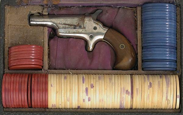 Appraisal: A Colt rd model Derringer in gambler's casing s n