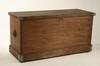 Appraisal: CHEST - Circa dovetailed ship's tool chest with iron handles