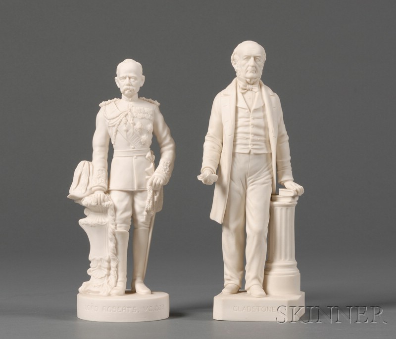 Appraisal: Two Robinson and Leadbeater Parian Figures England late th early