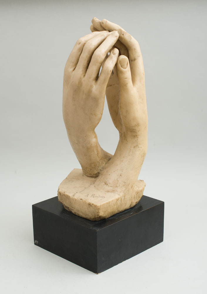 Appraisal: After Auguste Rodin - Untitled Hands Resin marked ' ALVA