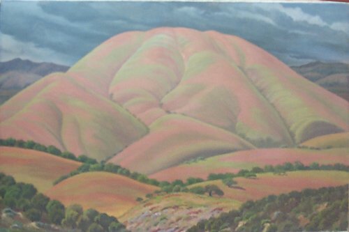 Appraisal: In the Carmel Valley Oil on Canvas Edward Bruce x