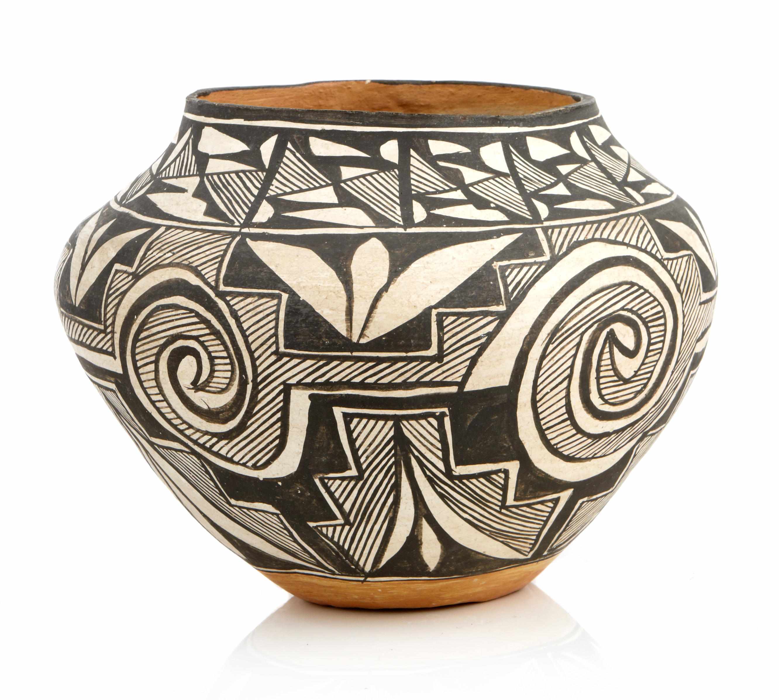 Appraisal: An Acoma pottery vessel height in diameter in