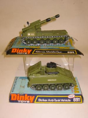 Appraisal: Striker Anti-tank vehicle and mm Mobile Gun boxed G