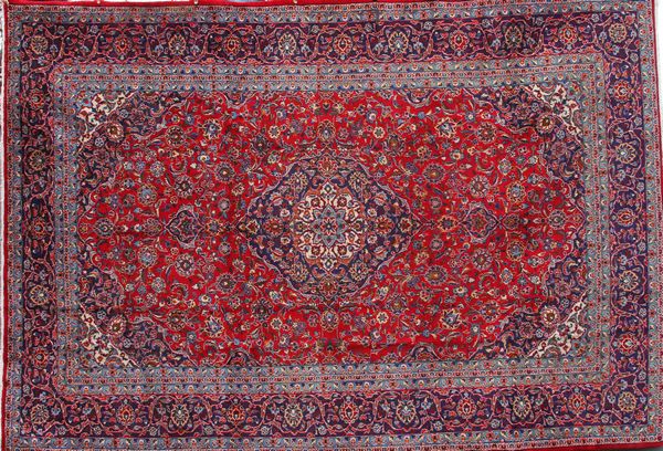 Appraisal: Nice Persian Kashan rug ' x ' EST