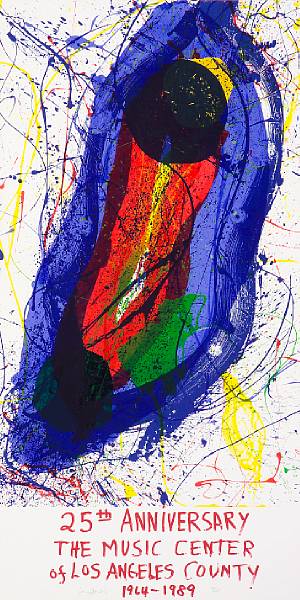 Appraisal: Sam Francis American - Untitled th Anniversary The Music Center