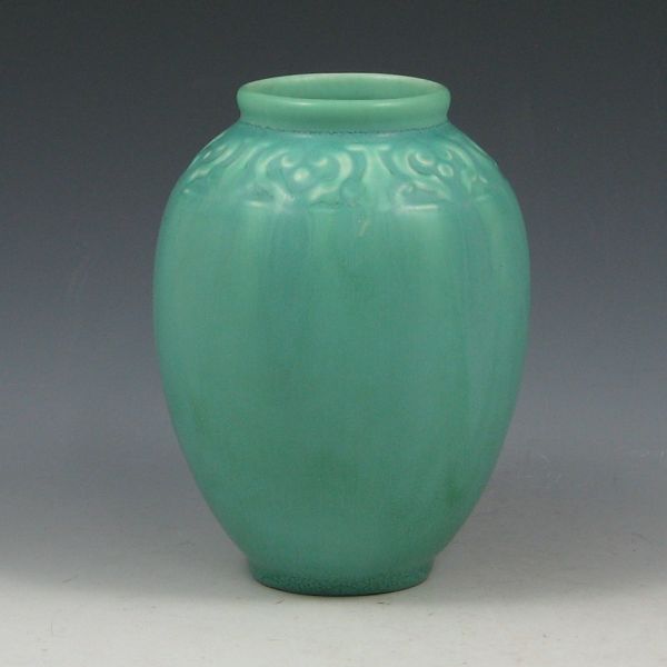 Appraisal: Rookwood Art Deco vase from in matte sea green Marked