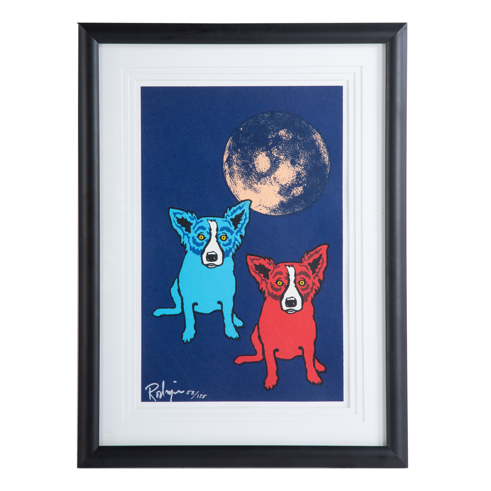 Appraisal: GEORGE RODRIGUE COSMO'S MOON SILKSCREEN American - Silkscreen in colors