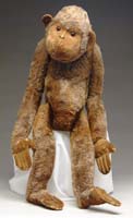 Appraisal: STEIFF PB MONKEY Circa this rare and large monkey has