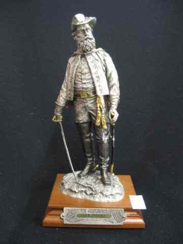 Appraisal: Chilmark Pewter Civil War Figurine''Jeb Stuart'' by Francis Barnum ''