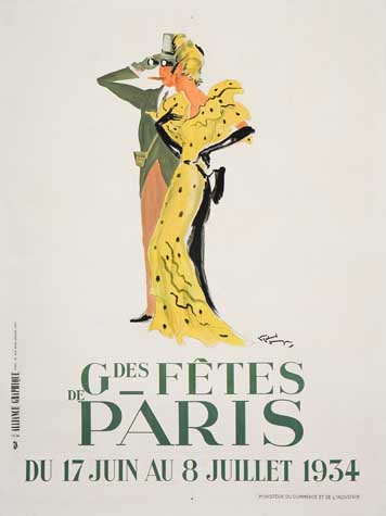 Appraisal: JEAN-BABRIEL DOMERGUE - G DES F TES DE PARIS x