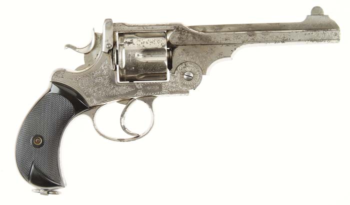 Appraisal: ENGRAVED WEBLEY MODEL WC DOUBLE ACTION REVOLVER Cal SN Nickel