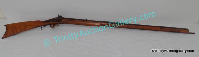 Appraisal: Antique ca 's Leman Cal Black Powder Rifle Produced by