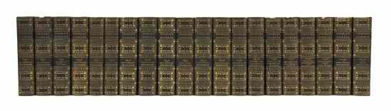 Appraisal: BINDINGS DICKENS CHARLES Works New York Bigelow Brown n d