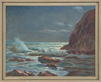 Appraisal: WILLIAM COLUMBUS EHRIG American - EVENING ON THE COAST Oil