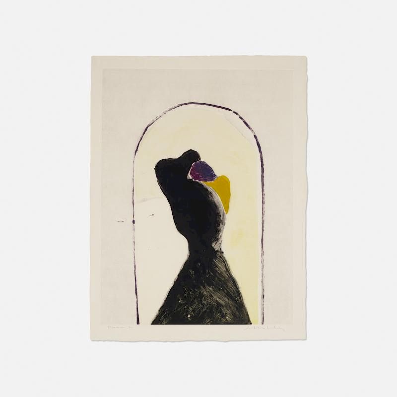 Appraisal: Fritz Scholder Dream L Fritz Scholder Dream L c monotype