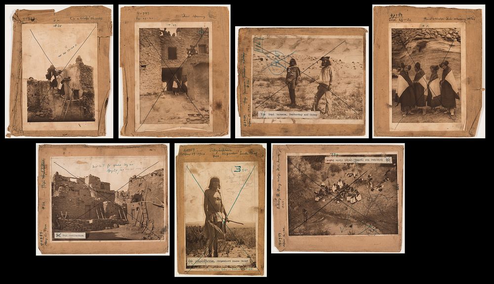 Appraisal: Edward Curtis Hopi Plate Cover Group - Lot of Edward