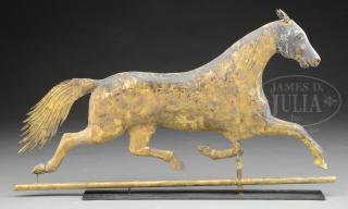 Appraisal: LARGE ETHAN ALLEN RUNNING HORSE WEATHERVANE ATTRIBUTED TO A L