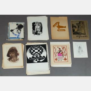 Appraisal: A Large Portfolio of Etchings and Lithographs After Various Artists