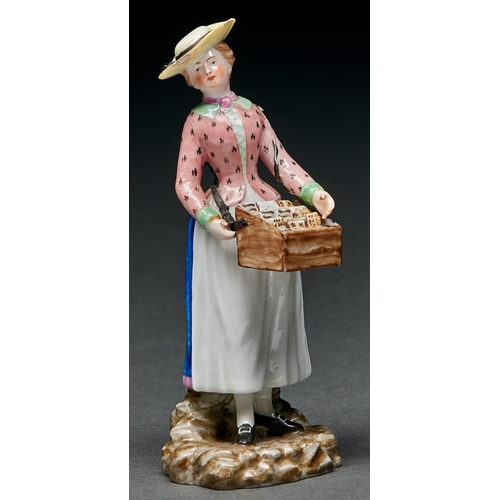 Appraisal: A Royal Copenhagen figure of a street vendor late th