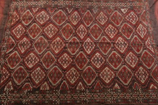 Appraisal: AFGHAN RUG - ft x ft PROVENANCE Estate of Mrs