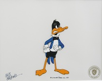 Appraisal: A Third A second Friz Freleng Animation Cell ca Daffy