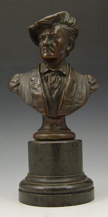 Appraisal: BORMEL Eugen German - Bust of a Scholar Bronze ''