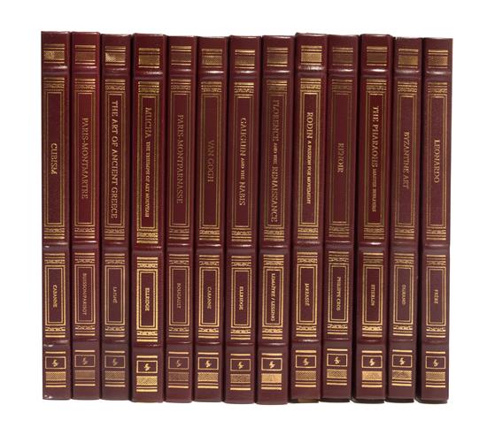 Appraisal: Sale Lot EASTON PRESS volumes from The Glorious Art series