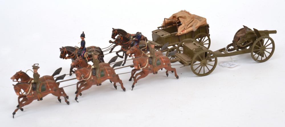 Appraisal: BRITAINS ROYAL HORSE ARTILLERY AND RAMC HORSE DRAWN COVERED AMBULANCE