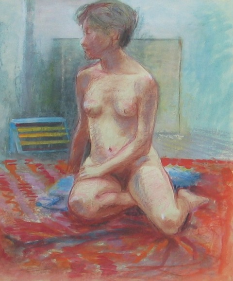 Appraisal: Ena Elizabeth Joyce born Nude Study pastel on paper signed