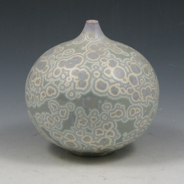 Appraisal: Campbell Pottery crystalline matte weedpot Marked CC Collector's Corner Series