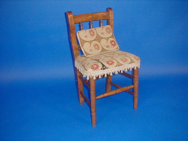 Appraisal: A th century beech child's chair