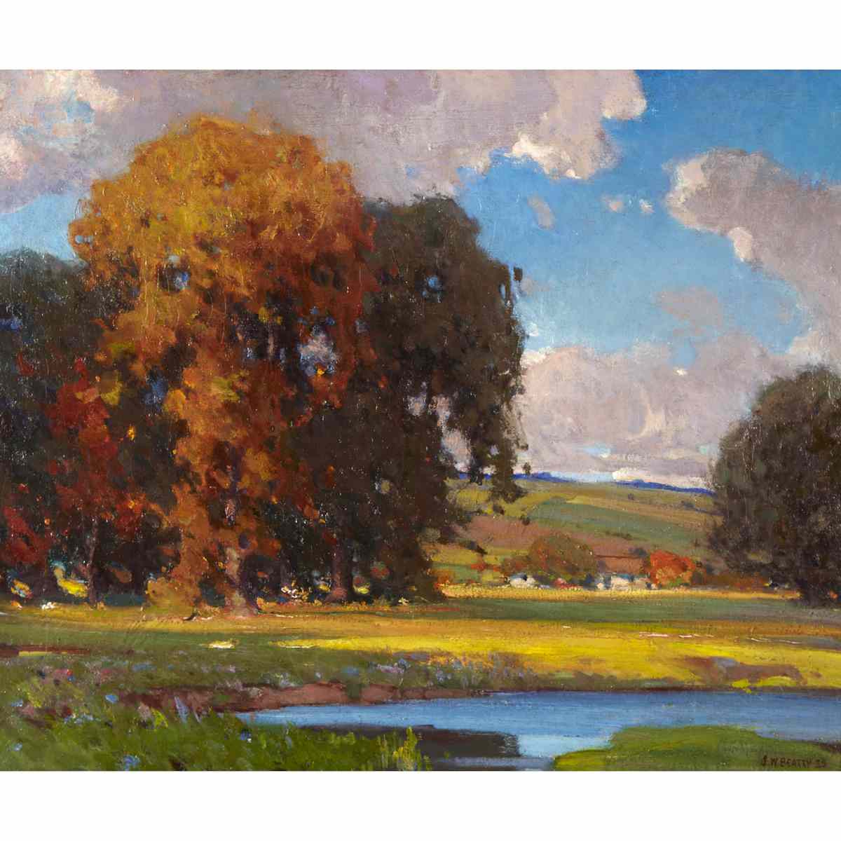 Appraisal: JOHN WILLIAM BEATTY O S A R C A AUTUMN