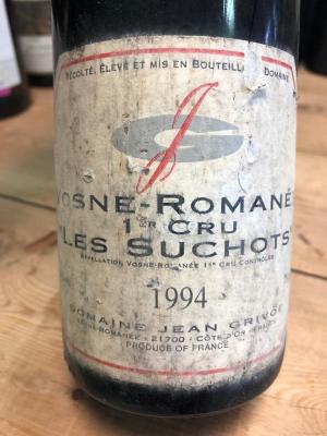 Appraisal: Burgundy Vosnee-Romanee er Cru Les Suchots bottle