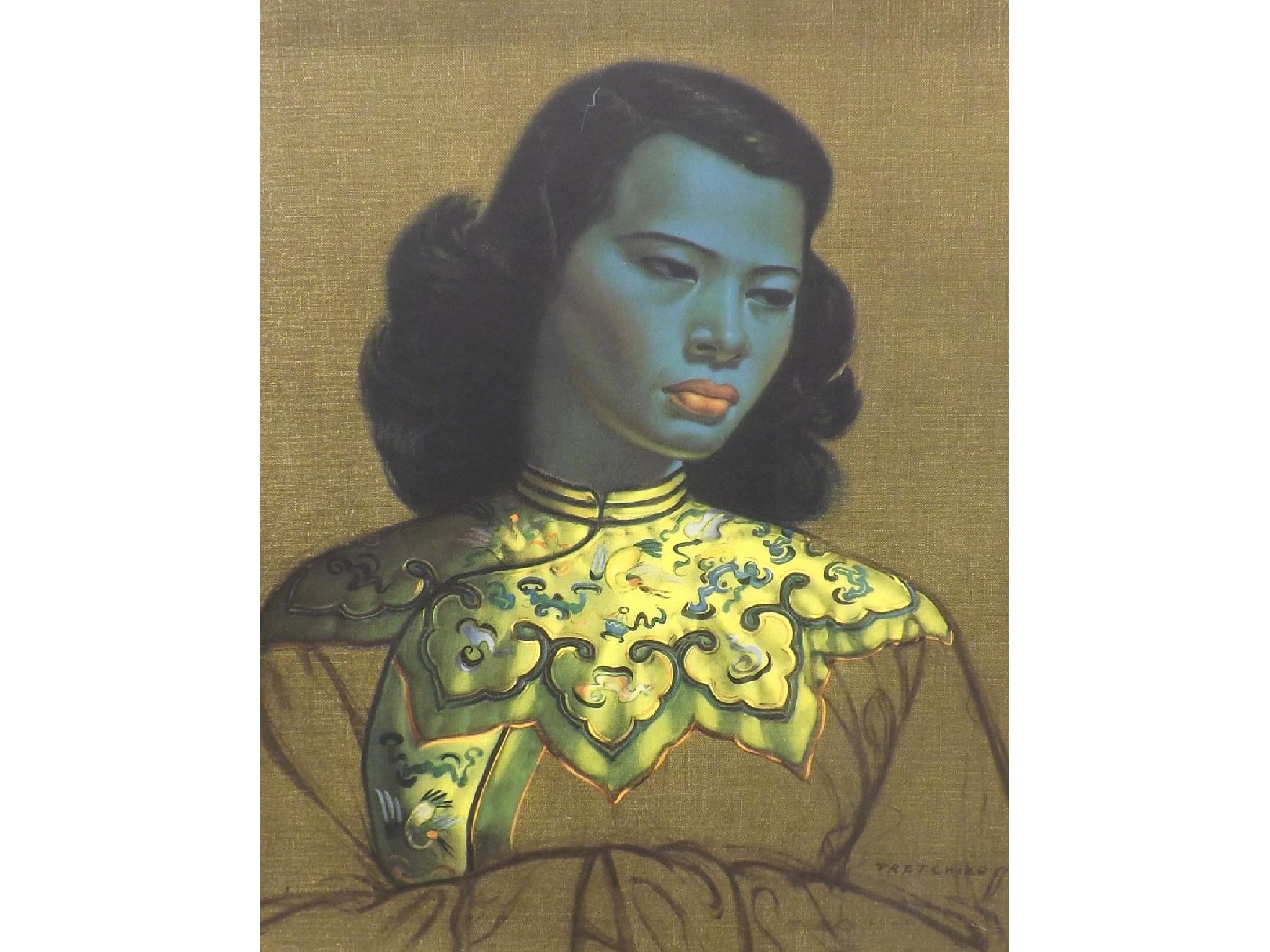 Appraisal: Vladimir Tretchikoff - South African - 'The Chinese Girl' colour