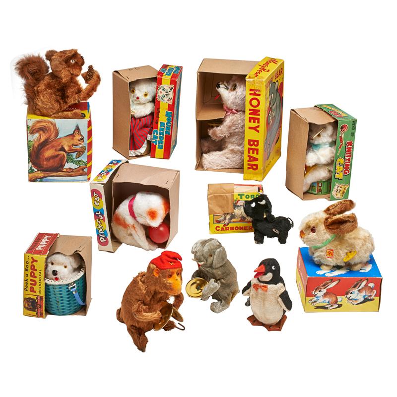 Appraisal: ANIMAL WIND-UP TOYS Condition Report