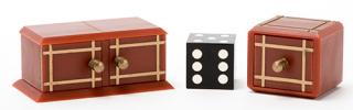 Appraisal: Die Box and Drawer Box Die Box and Drawer Box