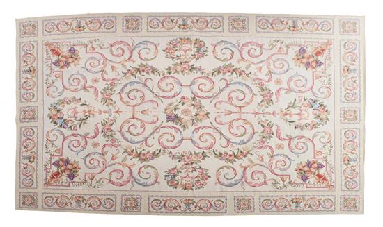 Appraisal: Sale Lot A Louis XV Style Needlepoint Rug th century