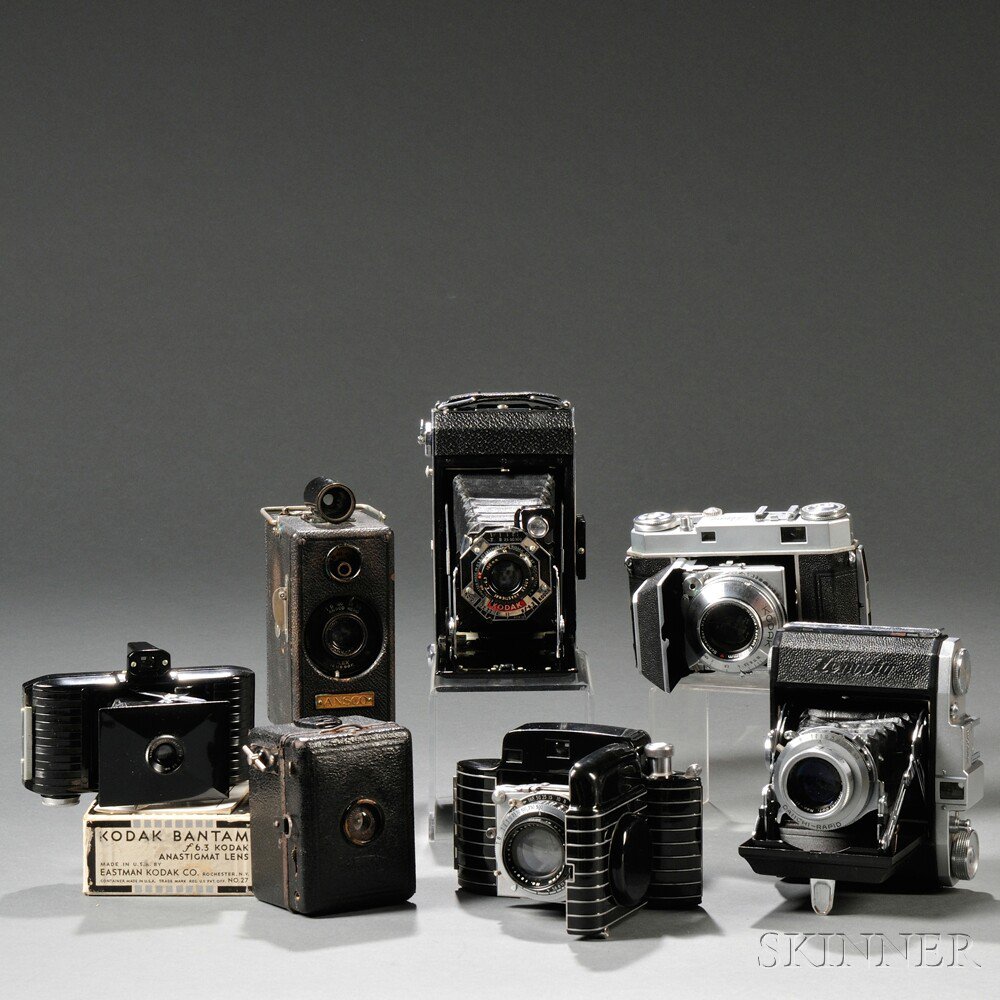 Appraisal: Kodak Bantam Special and Six Other Cameras Bantam Special with