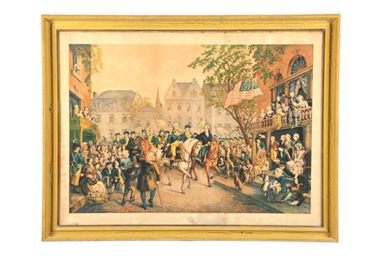 Appraisal: WASHINGTONS TRIUMPHAL ENTRY INTO NEW YORK BY P S DURAL